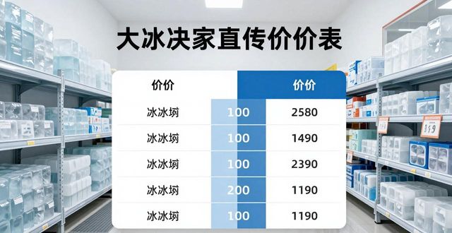 大冰块批发厂家怎么选？深圳直供渠道靠谱吗