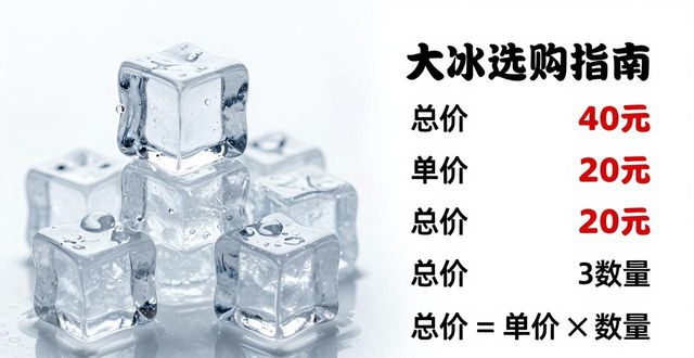 大冰块价格到底怎么算？深圳冰块选购指南