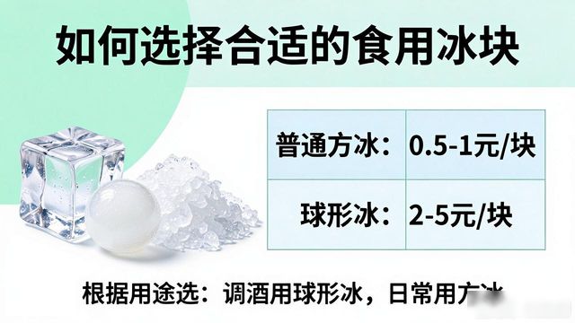 深圳食用冰块多少钱 价格与选择全解析