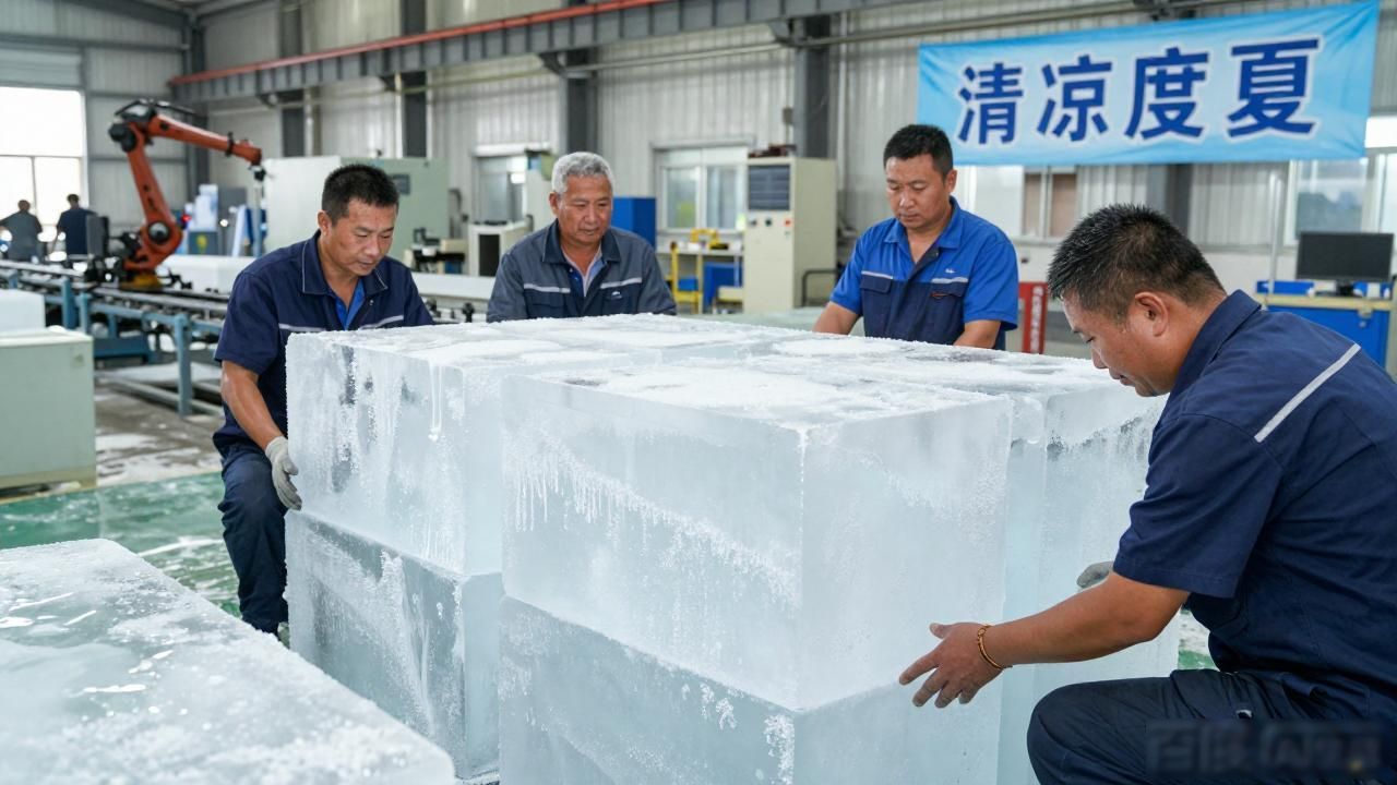 厂房车间降温冰块如何让深圳+工厂清凉度夏