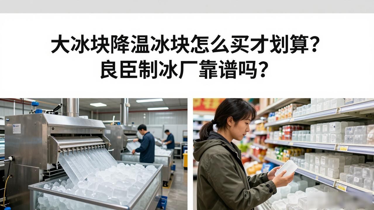 深圳大冰块降温冰块怎么买才划算？良臣制冰厂靠谱吗？