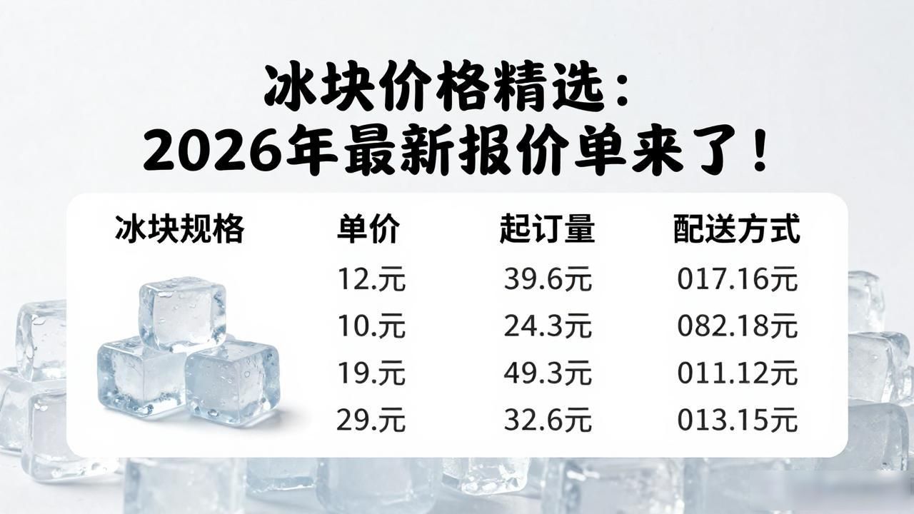 深圳冰块售价_深圳冰块价格精选_良臣制冰厂价格分析