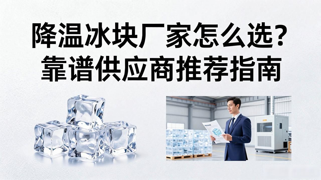 深圳降温冰块厂家怎么选？靠谱供应商推荐指南