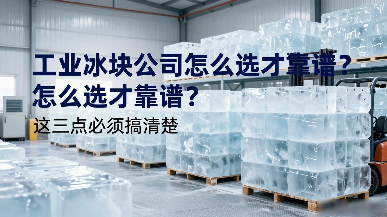 深圳工业冰块公司怎么选才靠谱？这三点必须搞清楚