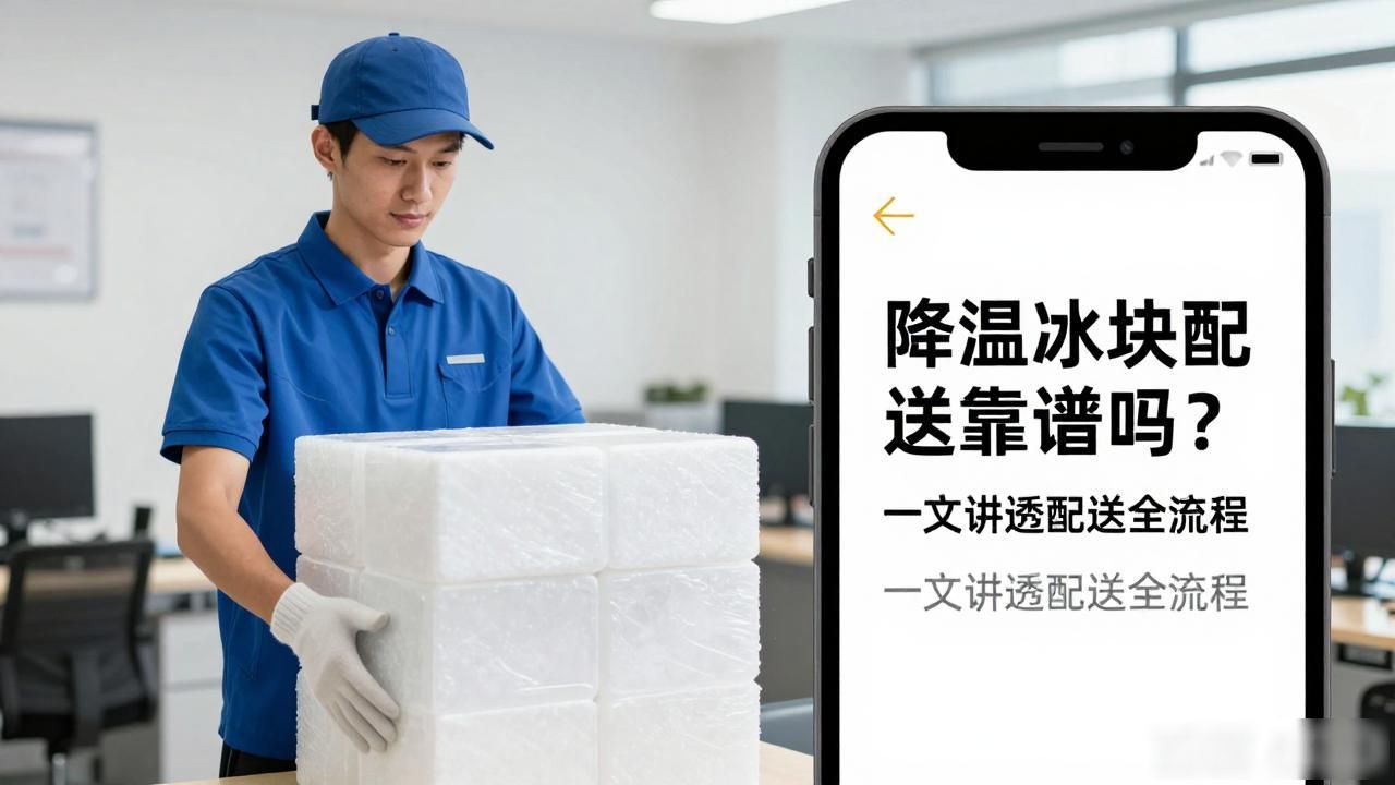 深圳降温冰块配送靠谱吗？一文讲透配送全流程