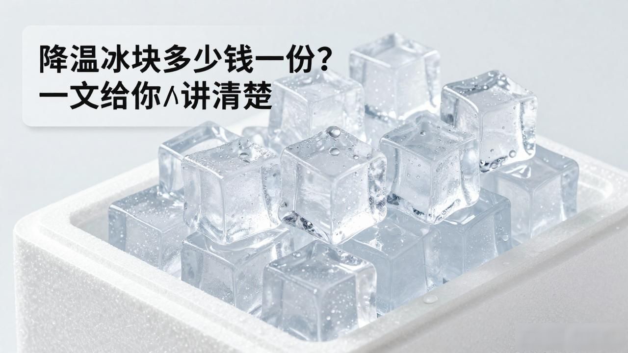 深圳降温冰块多少钱一份？一文给你讲清楚